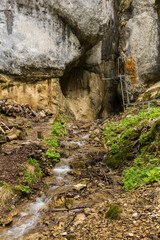 A Small River Flowing From the Canyon