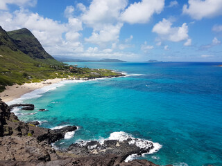 Scenic View of Coast at Makapu'u Point Lookout