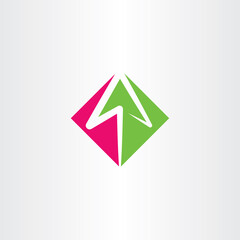 arrow logo sign vector element symbol
