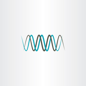 Frequency Wavelength Logo Vector Symbol