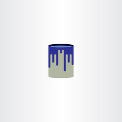 paint can vector logo icon symbol