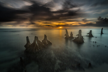 Naklejka premium beautiful landscaoe at Mentawai island and around of Indonesia