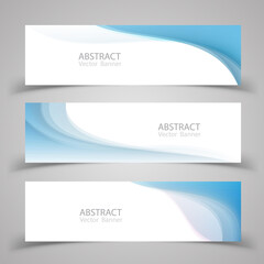 Set of banner templates Modern abstract Vector Illustration.