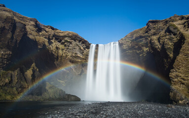 waterfall in Iceland