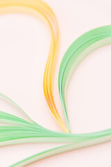 Paper strips in rainbow colors as a colorful backdrop
