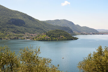Fototapeta premium Lake panorama from 