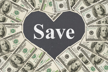 The love of saving money message