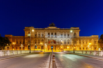 Rome. Palace of Justice and Umberto Bridge.