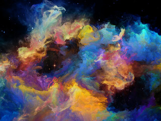 Obraz na płótnie Canvas Vision of Space Nebula