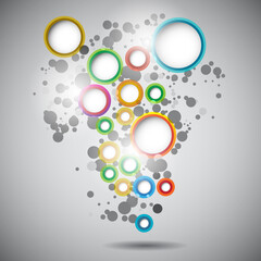  Abstract Colorful Bubbly Background 