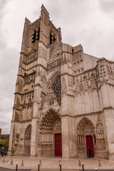 Fototapeta na wymiar Cathédrale Saint-Etienne, Auxerre, France