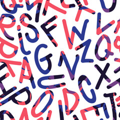 Seamless pattern graffiti