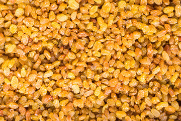 Fresh golden raisins