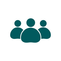Team work  icon. Office workers and business team.