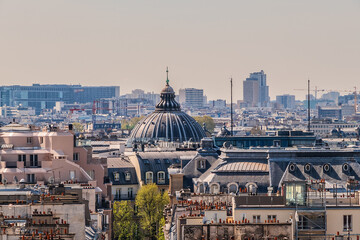 Panorama of Paris on the Sunset. France.