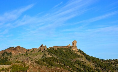 Natural reserve of the Roque Nublo, Gran canaria, Canary islands