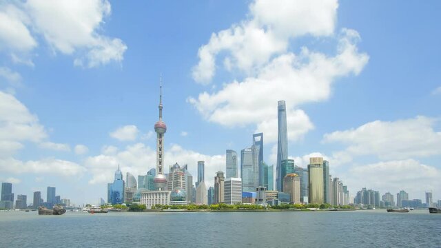 Timelapse of Shanghai skyline