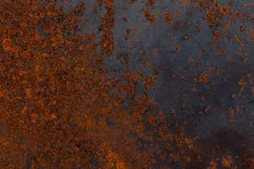 old rusty metal plate texture