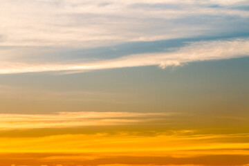 Fototapeta premium colorful dramatic sky with cloud at sunset