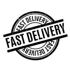 Fast Delivery rubber stamp. Grunge design with dust scratches. Effects can be easily removed for a clean, crisp look. Color is easily changed.