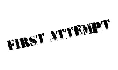 First Attempt rubber stamp. Grunge design with dust scratches. Effects can be easily removed for a clean, crisp look. Color is easily changed.