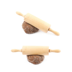 Cookie dough ball isolated
