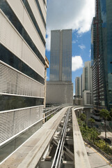 Fototapeta na wymiar Miami Monorail Transportation