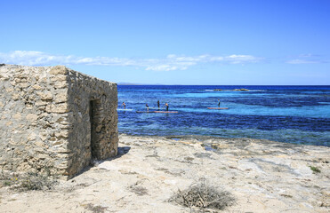 Surfing in Formentera