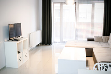 Empty apartment, modern flat