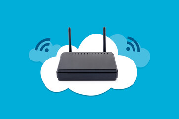 Wireless router on cloud composition