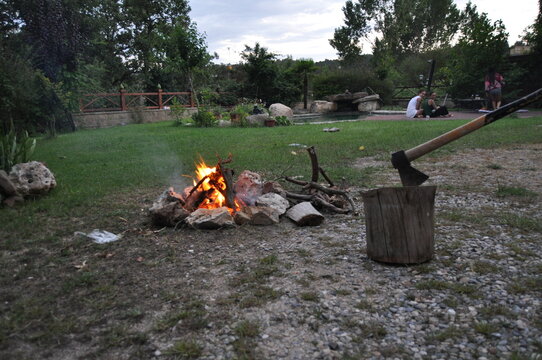 Una tarde al fuego