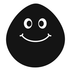 Fototapeta premium Smiling lime icon simple
