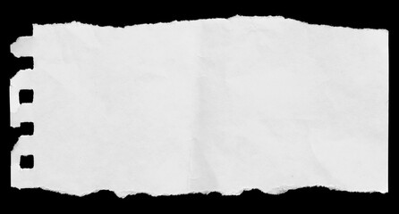 torn paper on black. copy space