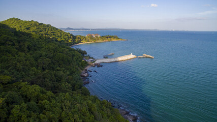 top view of khao laem ya national park rayong eastern thailand most popular traveling destination