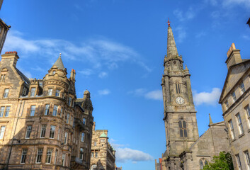 Fototapeta premium Royal Mile in Edinburgh, Scotland.