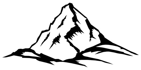 mountain peak, landscape series