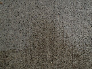 雨に濡れたコンクリート