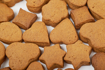 Suface coated with hand-made cookies