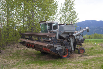 Old Combine Harvester