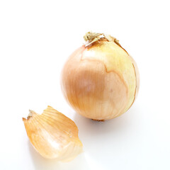 Close - up Fresk small gold onion