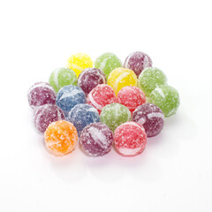 Close - up Group of Sweet sugar candy