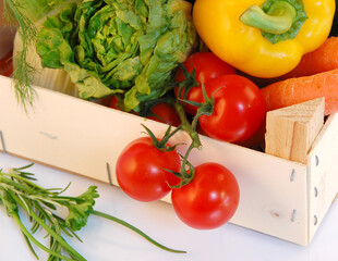 Gemüse und Kräuter