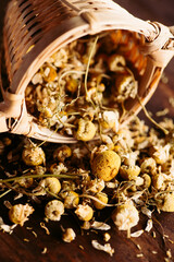 camomille blossoms dried