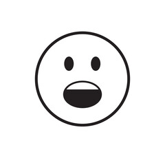 Cartoon Face Screaming People Emotion Icon Vector Illustration
