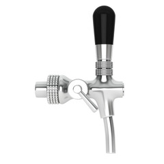 Bar Beer Tap Faucet closeup. 3d Rendering