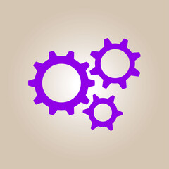 Gear icon.The development and management of business processes.