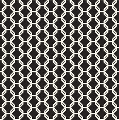 Simple geometric pattern vector seamless. Polygonal grid texture. Monochrome abstract line web background.
