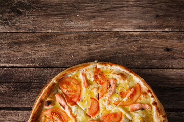 Italian Pizza Seafood Flat Lay National Cuisine Restaurant Menu Concept