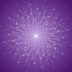 Vector geometric background