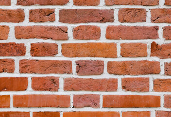 old red brick wall texture background